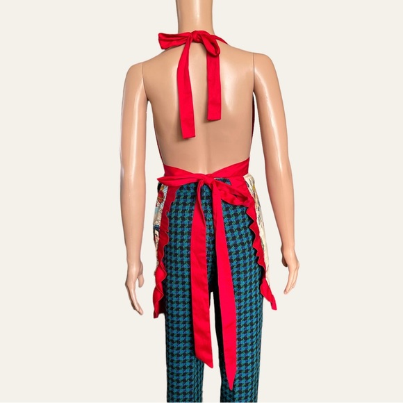 Frida Kahlo Rockabilly Pin-Up Kitchen Apron - Picture 3 of 12